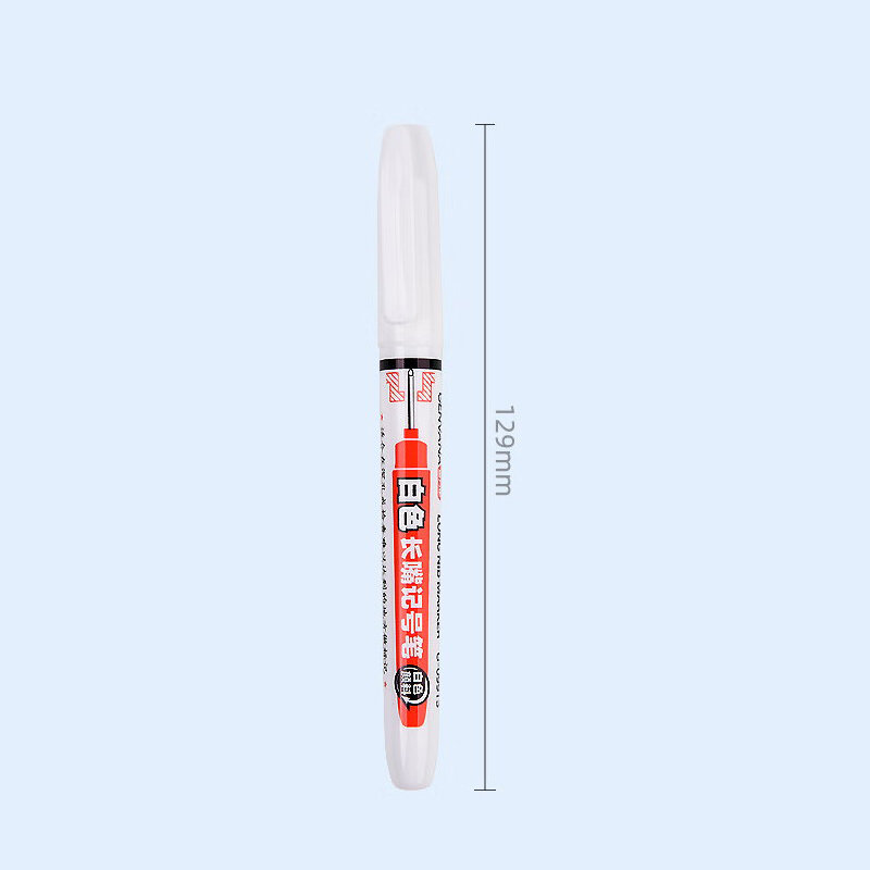 흰색 잉크 긴 헤드 마커, 욕실 목공 장식, 다목적 깊은 구멍 마커 펜, 20mm