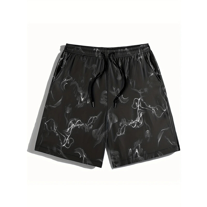 Summer Harajuku 3D Mist Printing Beach Shorts For Men Children Cool Streetwear Swimming Trunks Fashion Board Shorts Mens Pants
