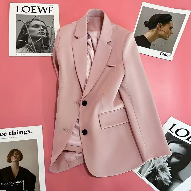 Новинка весна-осень 2023 повседневный свободный модный женский маленький блейзер пальто удобный стиль универсальный женский блейзер куртка