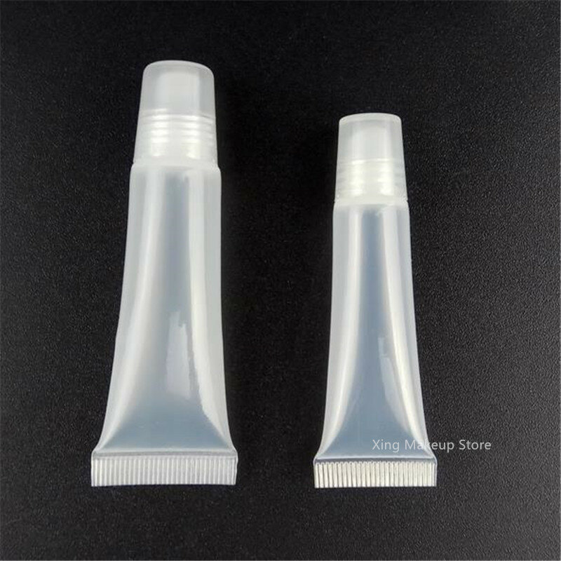 50/100PCS 5ML 10ML 15ML  Empty Lip Gloss Tubes Lipstick Tube Lip Balm Soft Tube Makeup Squeeze Clear Lip Gloss Tube Container 2#