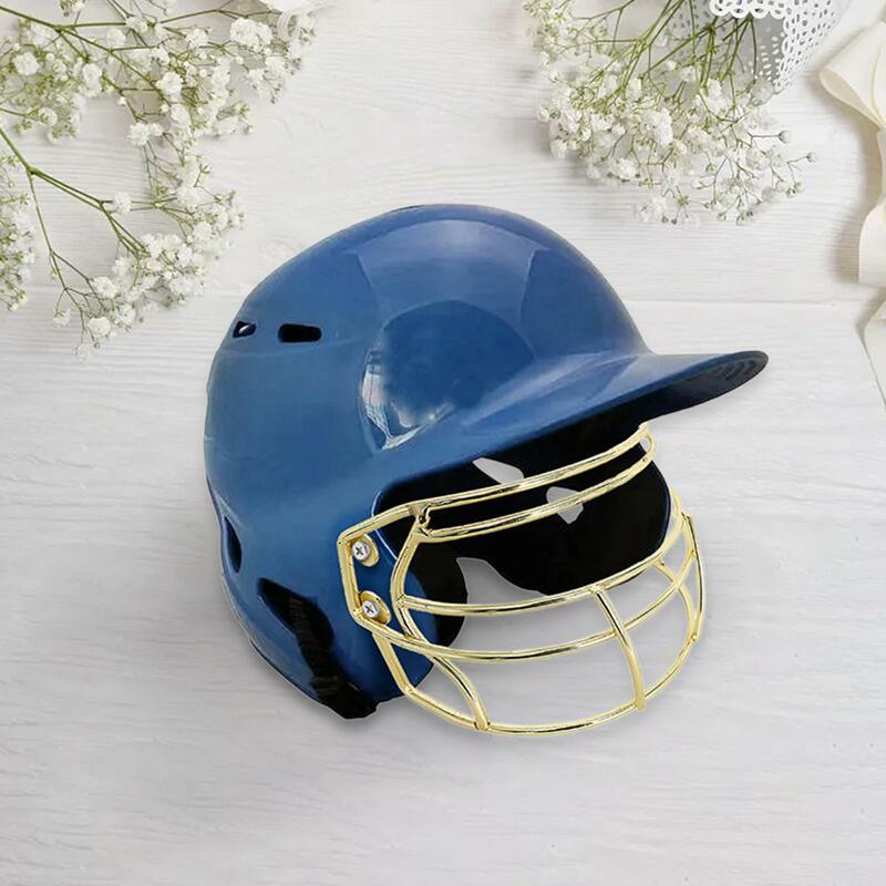 타격 헬멧 페이스 가드, 견고한 금속 페이스 커버, 야구 헬멧 페이스 마스크