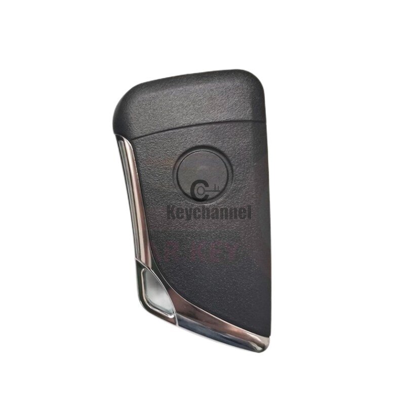 Keychannel casing kunci mobil, cangkang kunci mobil KD VVDI XK Universal casing Remote kunci Flip KD untuk KD A30 NA30 Xhorse XKLKS0EN 1 buah
