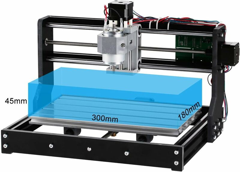 3018-PRO Router Kit GRBL Control 3 Axis Plastic Acrylic PCB PVC Wood Carving Milling Engraving Machine, XYZ Working Area
