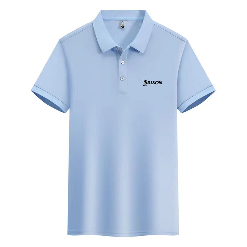 Polo de Golf para hombre, camiseta de manga corta, ajustada, informal, a la moda, de verano