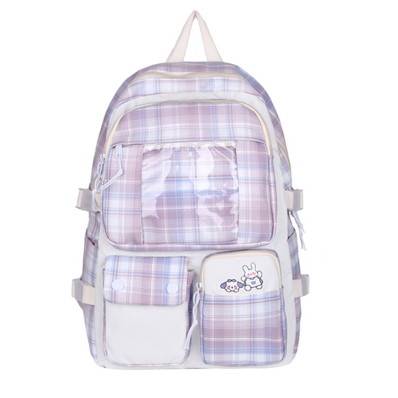 School Backpack Casual Nylon School Bag for Women Men Fashion Laptop Backpack Cool Female Book Bag Student Bags