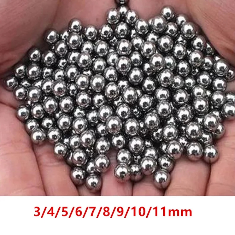 Balles en acier à haute teneur en carbone pour la chasse, balles de fronde, catapulte, munitions pour le tir, 5mm 6mm 7mm 8mm
