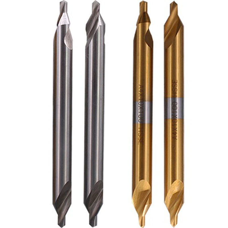 1piece Extended center drill Titanium plating  A 1.5mm 2.0 2.5 3.0 3.15 4.0 5.0 mm L=100mm 150mm 200mm free shipping