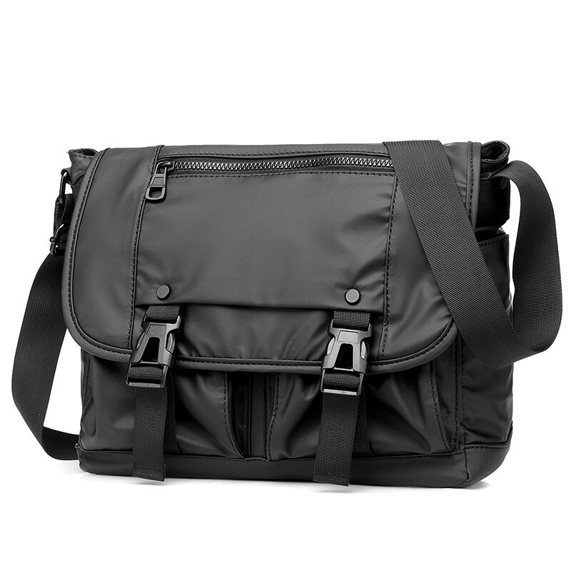 Сумка-почтальонка QINNXER в стиле ретро, вместительный ранец на одно плечо через плечо, сумка-мессенджер, портфель для руководителя