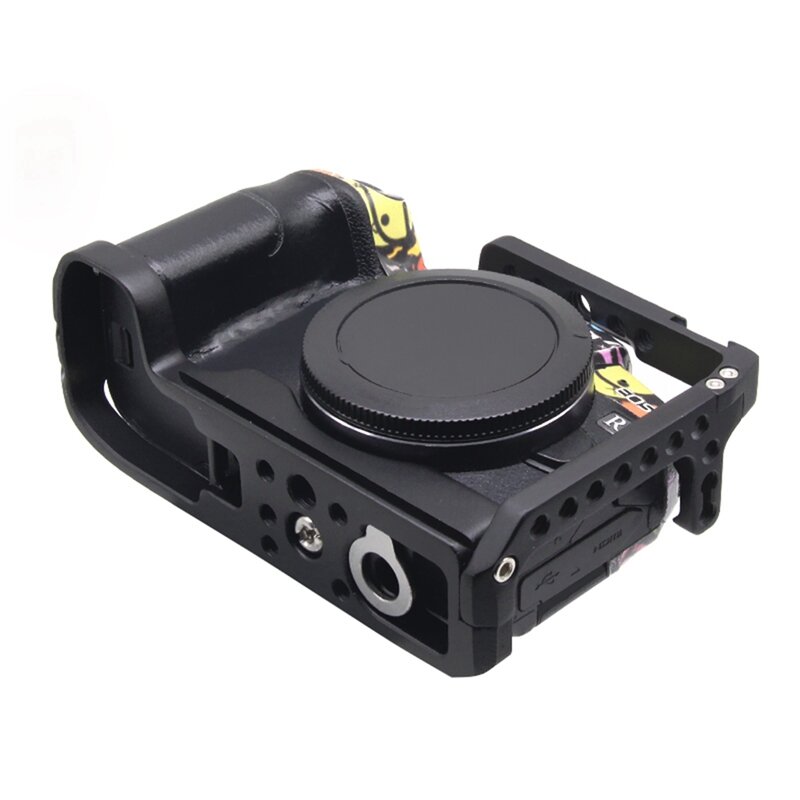 DSLR Camera Cage  Frame Box With 1/4 Thread Holes For Canon EOS RP Feature For Magic Arm Microphone Fill Light Attachment