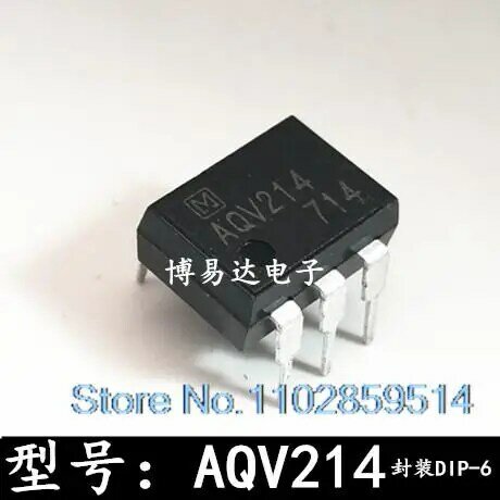 AQV214 DIP-6 AQV214E AQV214EH, lote de 20 unidades