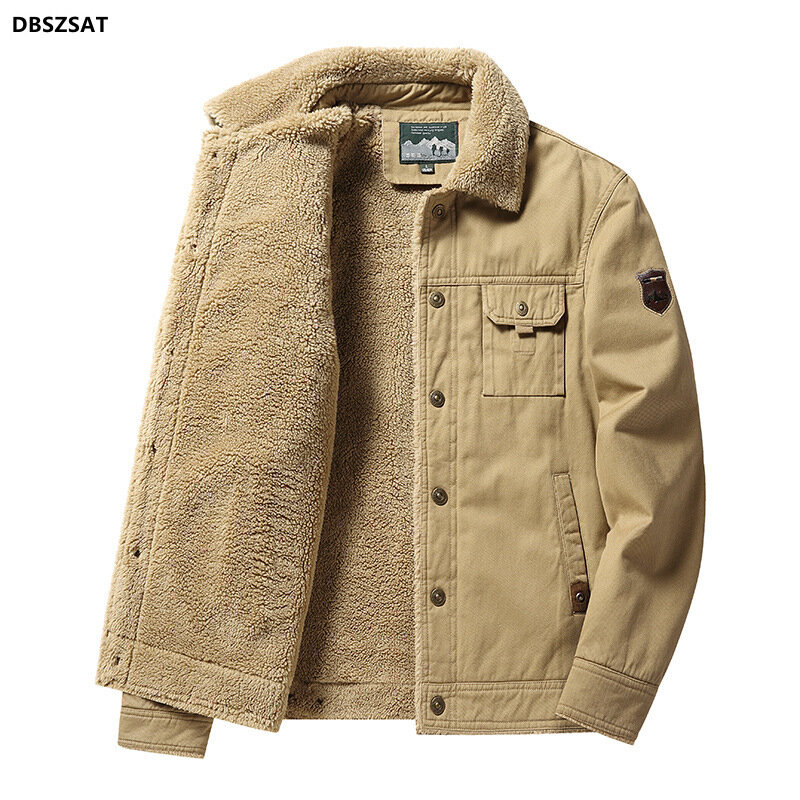 Abrigos de lana para hombre, chaquetas cálidas más gruesas, de buena calidad, informales, de algodón, talla 6XL