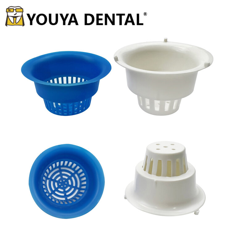 Filtre à cracher en plastique pour chaise dentaire, maille filtrante pour clinique dentaire, accessoires dentaires, poulet, 5 pièces