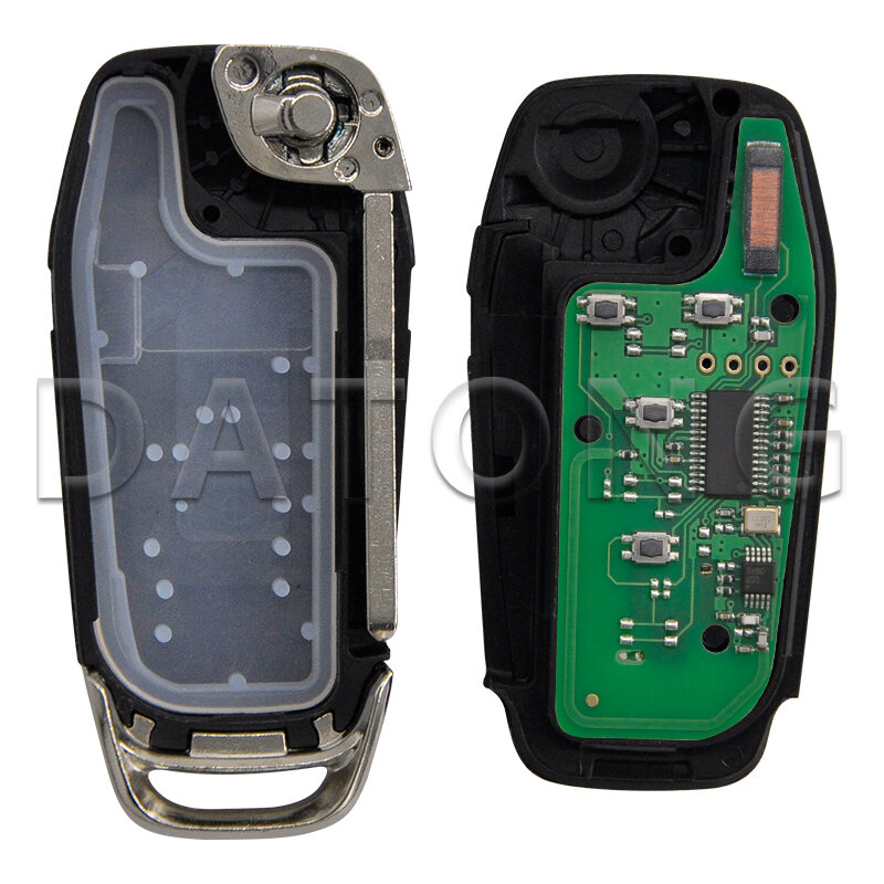 Datong World Car Remote Key Fit For Ford Escort ID49 Chip 315 Mhz 자동 스마트 원격 제어 플립 블랭크 키, 포드 에스코트 ID49 칩