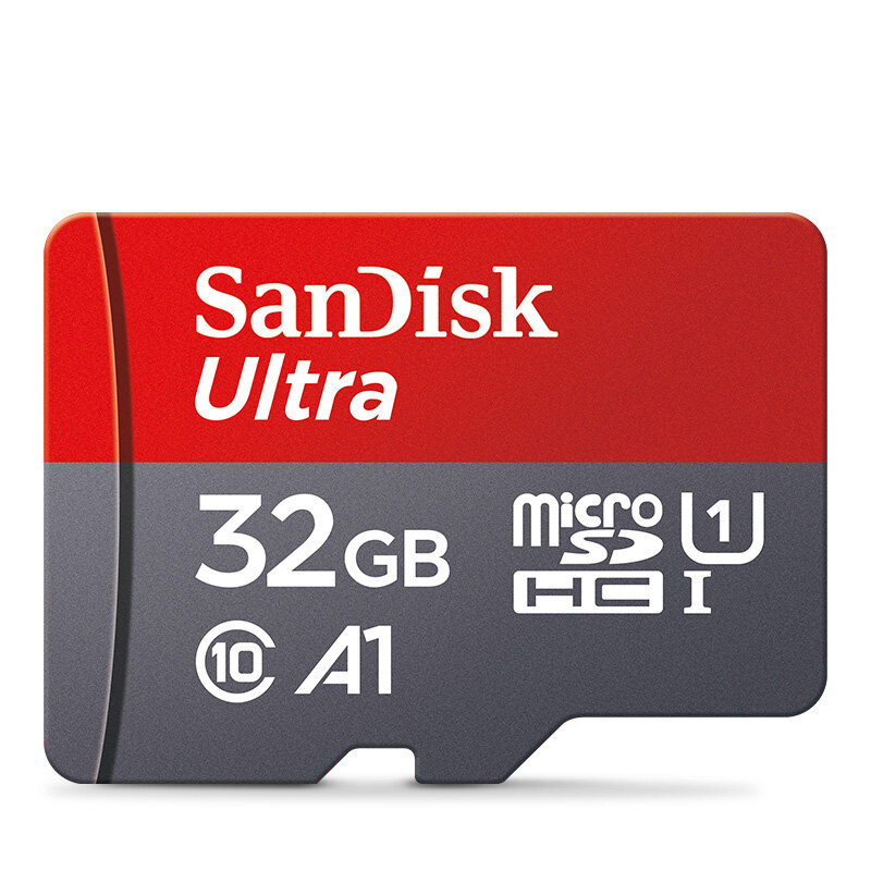Kartu memori Sandisk asli, 128GB 64GB 32GB TF micro sd Class 10 UHS-1 kartu flash Microsd untuk ponsel PC