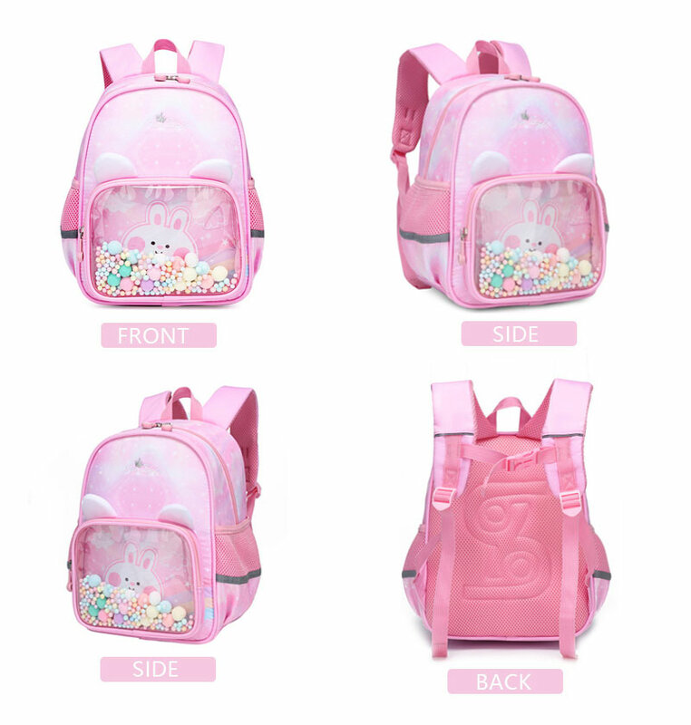 Новый детский рюкзак, милый легкий маленький школьный рюкзак для малышей с нагрудной пряжкой, подходит для школьных мальчиков и девочек