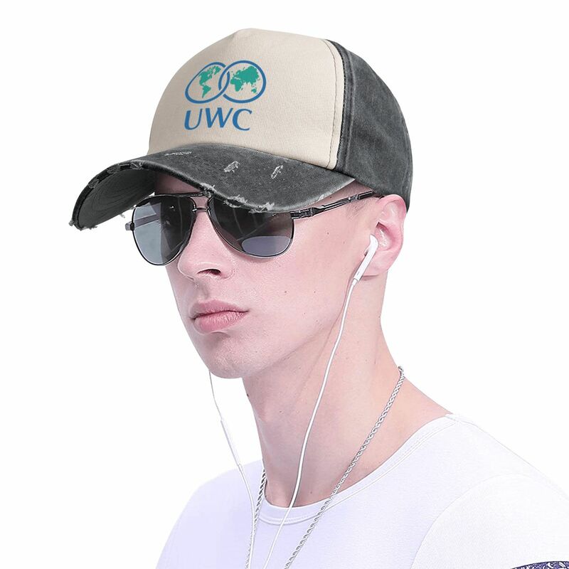 UWC United World Colleges Baseball Cap, chapéu engraçado do camionista do protetor solar para homens e mulheres
