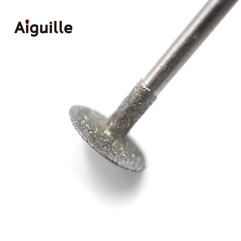 K typ Schaft 2,35mm 120# Diamant Schleifen Burr 0,5-10mm Zähne Schleifen Bits Diamant Punkt Schleifen Punkt die grinder/dremel