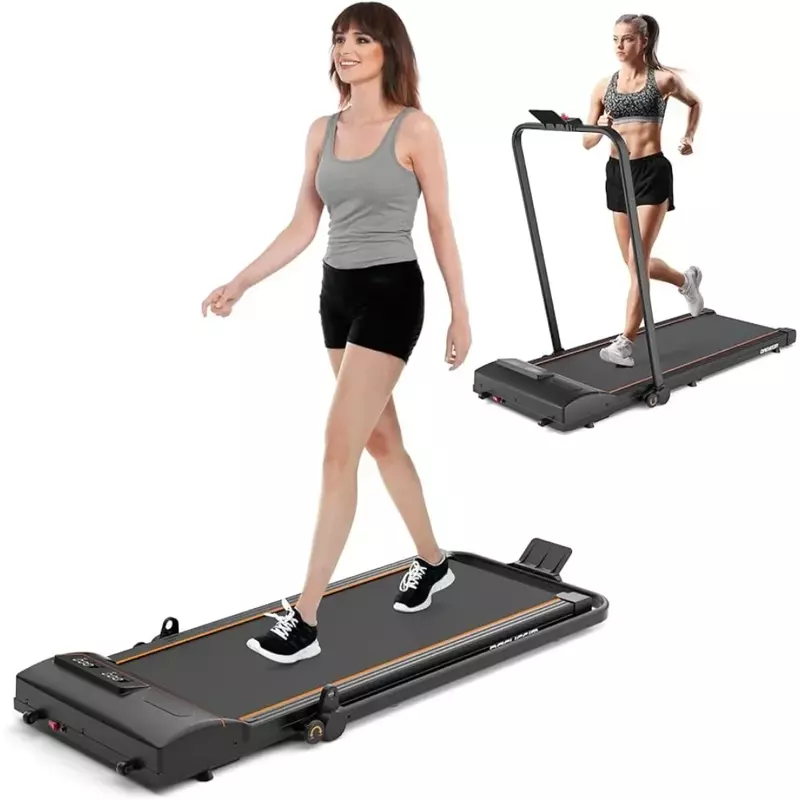 Treadmill-Walking Pad-Under Desk Treadmill-2 in 1 Folding Treadmill-Treadmill 265lbs Capacity Freight free