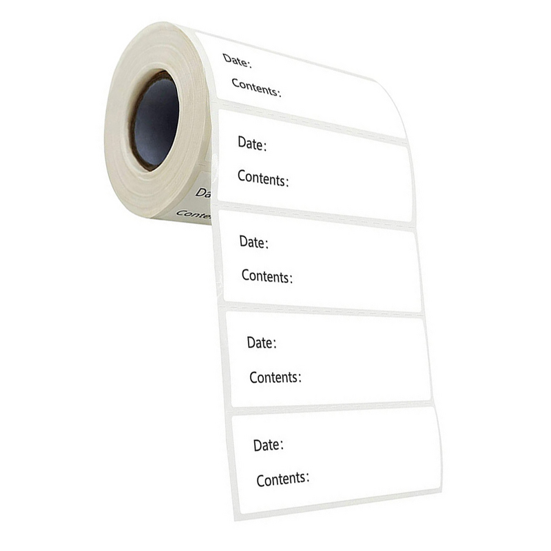 Etichette adesive per categoria data per uso domestico per alimenti targhetta adesiva in rame con nome classificato