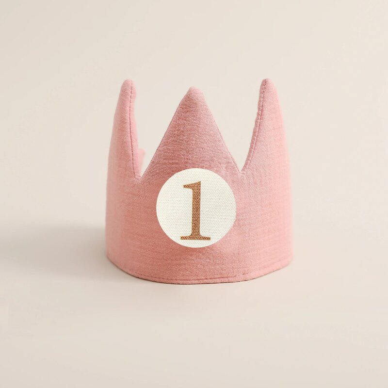 1 Set Baby Birthday Party Hat Princess Crown Headband Magic Wand Toy Banner Cake Birthday for Kids Party Photography Props Baby