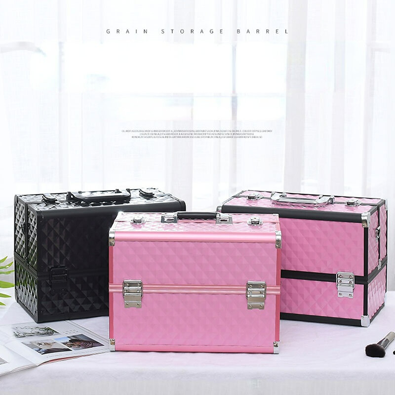 Portable Women Travel Makeup Case Make Up Organizers Storage Manicure Suitcase Large Capacity Professional Tattoo Suitcase Bag