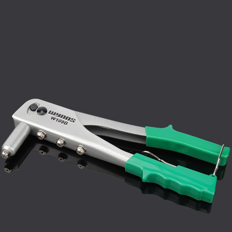 E5BE strumento per rivetti per la lavorazione dei metalli durevole strumento per rivettatura per impieghi gravosi rivetti a scatto strumento per rivettatura manuale per rivetti ciechi a mano
