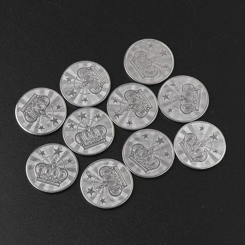 10 قطعة من الرموز المميزة للعبة العملات المعدنية، مجموعة هدايا عملات تذكارية، تحدي العملات المعدنية للعبة العملات المعدنية