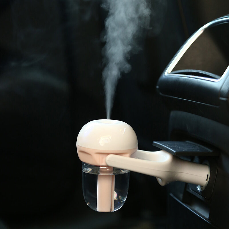 Mini umidificador de ar do carro vapor purificador de ar aroma fragrância aromaterapia difusor óleo essencial névoa maker pulverizador para carro limpo