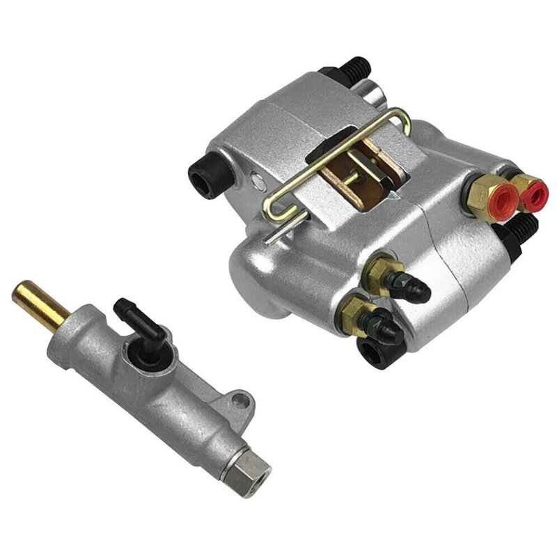 Rear Brake Caliper With Pads & Master Cylinder Replacement Parts Fit For Polaris Sportsman 400 500 98-2002
