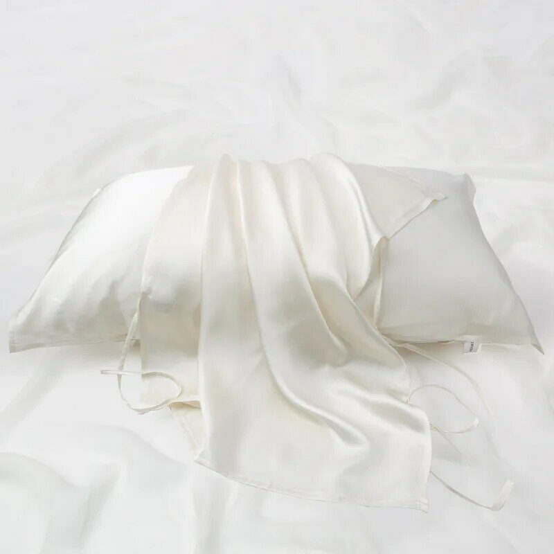 Sciarpa per cuscino in seta pesante da 19 Mm Suzhou Silk 100% seta di gelso sciarpa per cuscino in seta con cinturino da ricamo semplice per uso domestico
