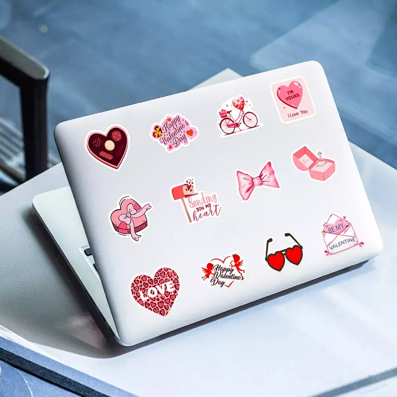 50 Stuks In Stijl Valentijnsdag Pvc Graffiti Sticke Cadeau Voor Liefhebbers Telefoon Laptopkoffer Waterdichte Stickers
