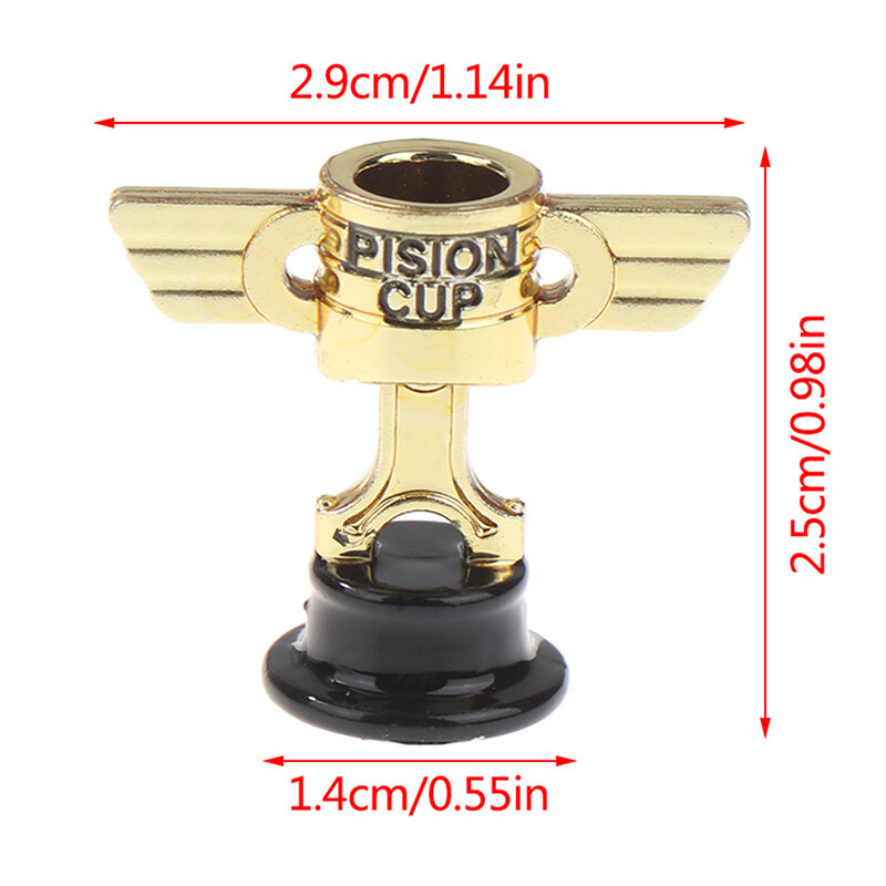1PC PISTON CUP Gold Championship Trophy Toy Model Christmas Gift For Children Collect Gifts