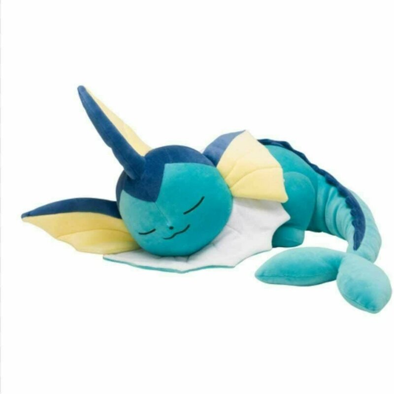Eeveelution-juguete de peluche Vaporeon para niños, muñeco de peluche de Pokémon original, gran sueño, regalos de navidad