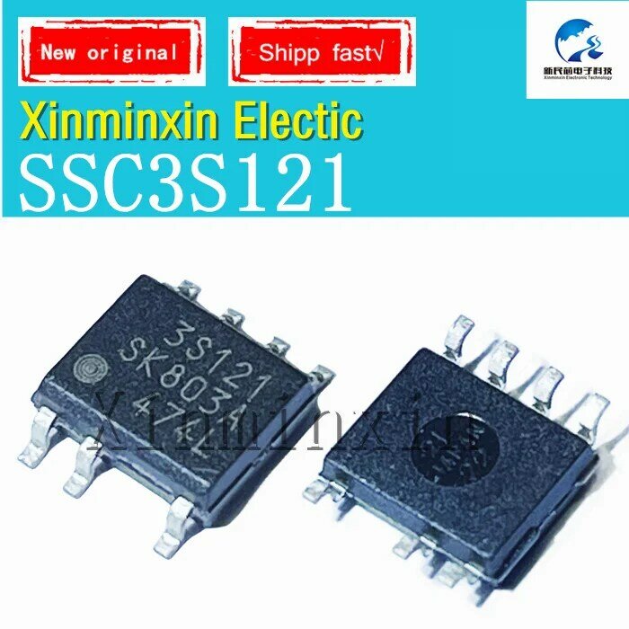 SOP-7 IC 칩, SSC3S121 3S121, 100% 신제품, 오리지널 재고, 10PCs/로트