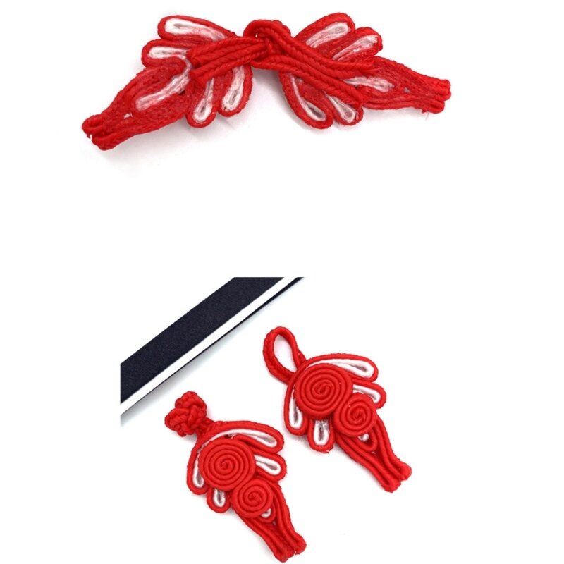 Chinesische Knoten-Knopf-Cardigan-Knöpfe, Knotenverschluss, Tang-Anzug, Einladung, Geschenkbox, DIY, handgefertigtes