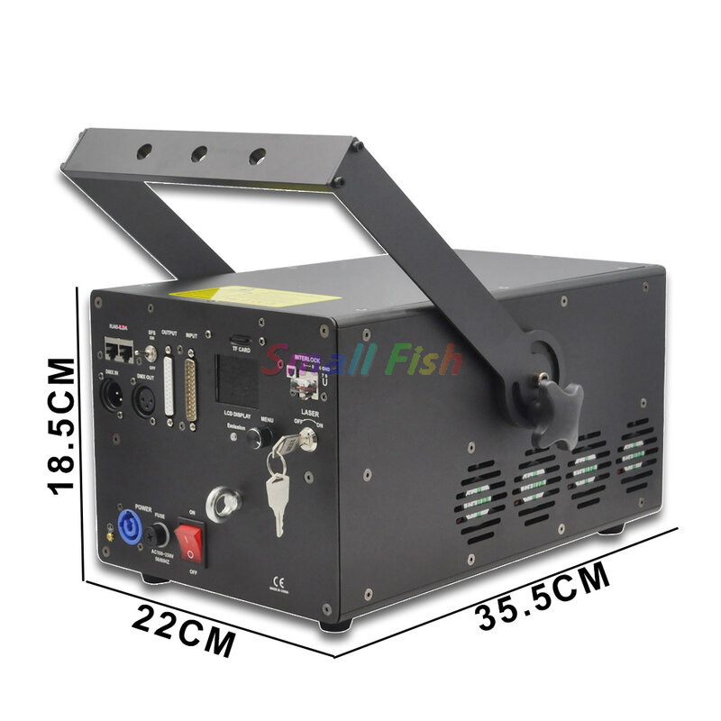 2PCS Projector 15W Full Color RJ45 ILDA 40Kpps Scanner Beam Laser Stage Lighting Effect Profession Laser Bar Club Dj Disco Lamp
