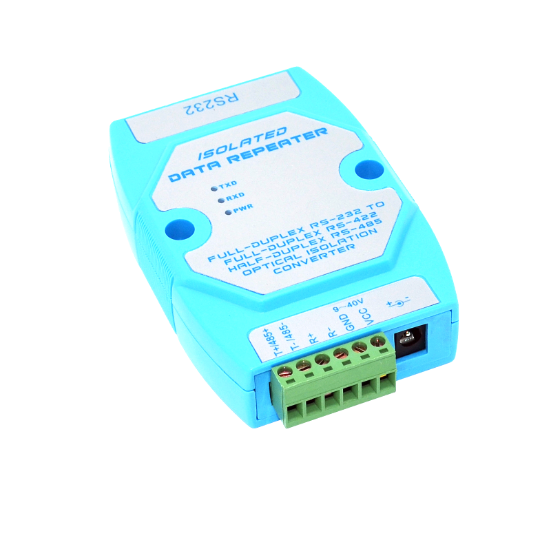 工業用光電分離コンバーター、双方向変換、アクティブライトニング保護、rs232からrs485 rs422 DINレール