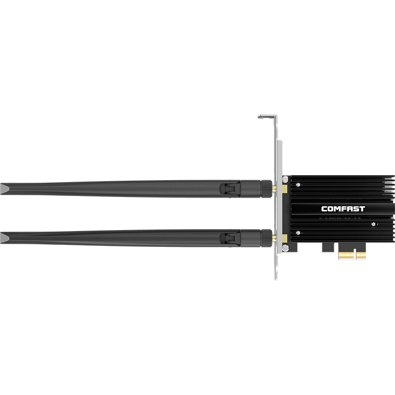 Kartu Jaringan Nirkabel 1800M Dual-Band 5G untuk Desktop Adaptor WiFi USB Daya Tinggi