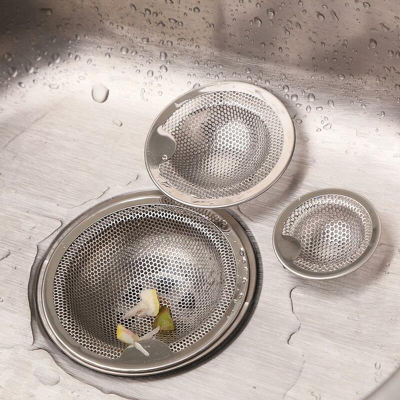 Filtri per lavello da cucina in acciaio inossidabile foro di scarico filtro a rete trappola vasca da bagno doccia tappo per rifiuti accessori per il drenaggio