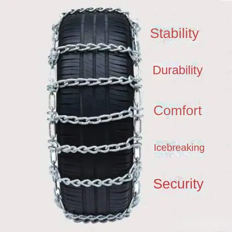 Automobile Anti Slip Chains205/65－16/15 Tricycles, Motorcycles Electric Vehicles 215/75-15  Tires, Anti Slip Chains Snow and Mud
