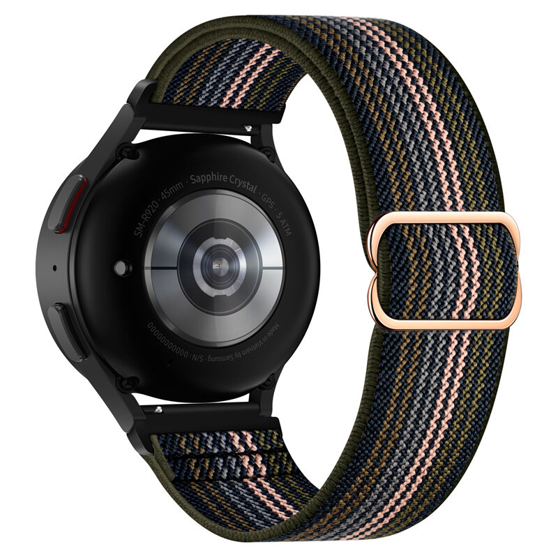 20mm/22mm band For Amazfit GTS 4/2/2e/3/GTS2 Mini/GTR/4/3/Pro/GTR2/42mm/stratos Nylon Elastic Watch Bracelet Amazfit bip strap