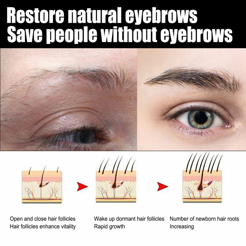 Usma Gras Haarpflege Zilien Wachstum pflegende flüssige Extrakt Essenz für Augenbrauen Wimpern Haaransatz