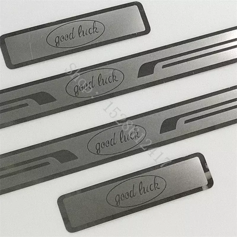 For Renault E-TECH 2023 2024 Car Accessories Door Sill Scuff Plate Trim Welcome Pedal Protector Sticker