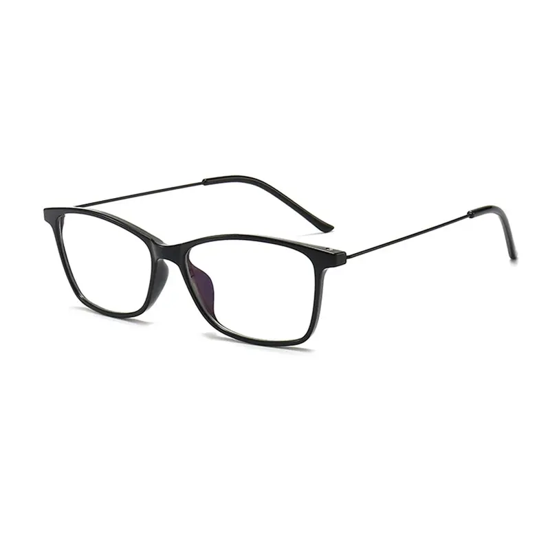 Retro Engsel halus bingkai persegi panjang ultra-ringan nyaman kacamata baca multifokal progresif + 0.75 hingga + 4