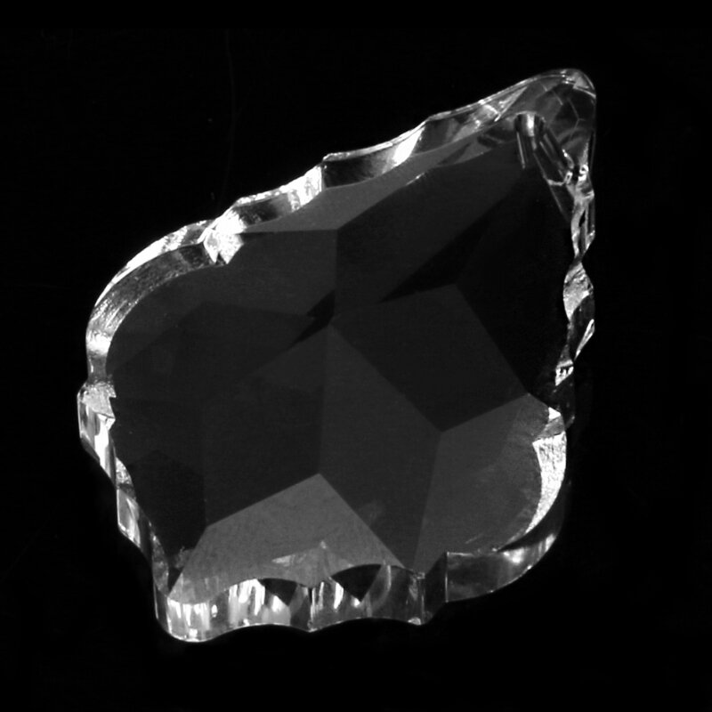 Czysty żyrandol szklane wiszące krople kryształy lampa pryzmaty części wisiorki 38mm