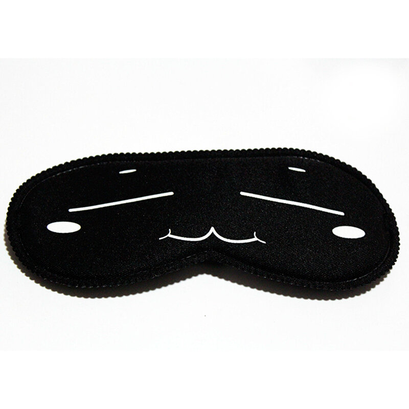 1pc Sleeping Mask Blinders Eyeshade Travel Sleep Aids Eye Rest Lovely Soft Eyeshade Cover Shade Eye Patch benda portatile