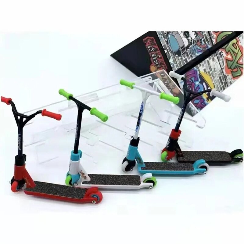 Mini Alloy Finger Scooter Model, Interactive Fingertip Movement Toy, Novidade Skate para Pai-Filho, Presentes de férias
