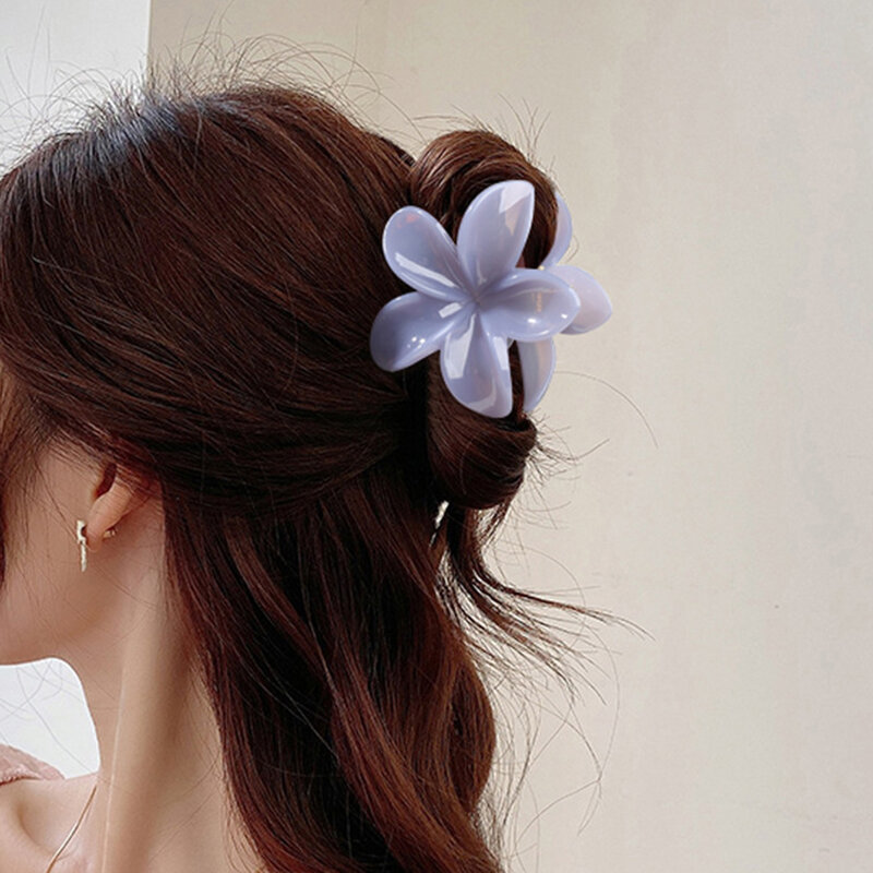Pinzas para el pelo con forma de flor para niña y mujer, accesorios para el cabello, pasadores, 1 unidad