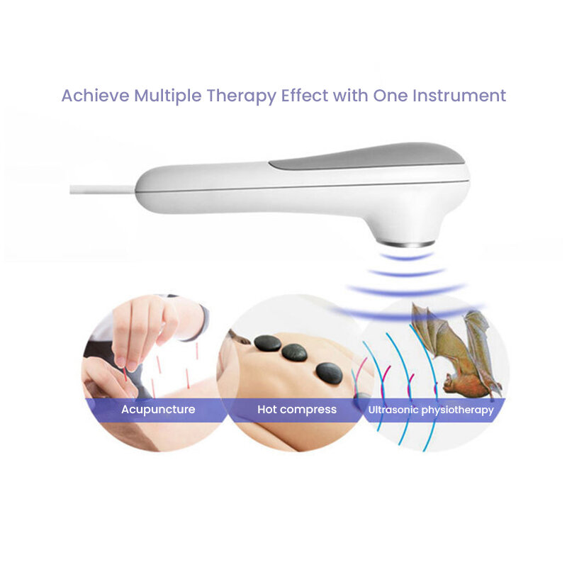 Dispositivo di terapia ad ultrasuoni fisioterapia strumento di massaggio dispositivo 1MHz intensità per muscolo e articolazioni sollievo dal dolore cura senza farmaci