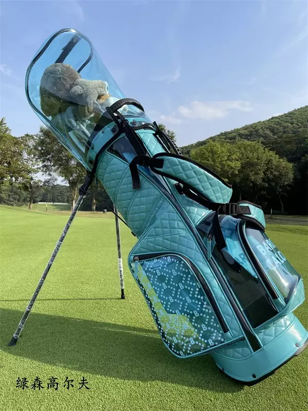 2024 New High-end Golf Bag Stand Bag Lightweight Backpack GOLF Equipment Bag Blue Fashion Standard Bag 골프용품